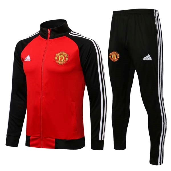 Trainingsanzug Manchester United 2022 Rote Schwarz